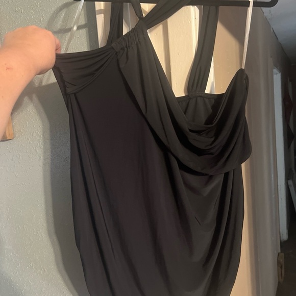 Lane Bryant Halter Tank Top 22/24 Black - Picture 3 of 10